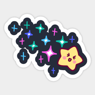 Sparkly Star Sticker